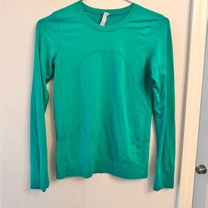 lululemon athletica Long Sleeve Tee in Teal